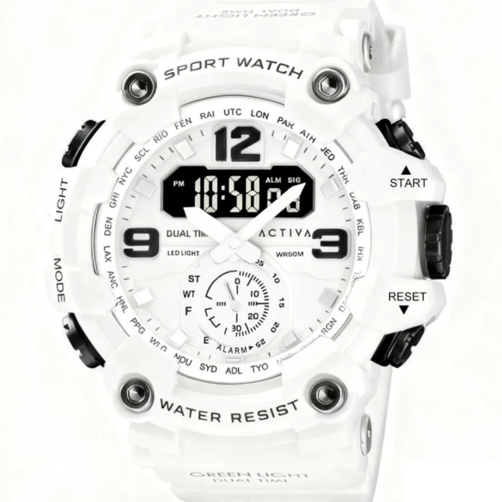 Activa Invicta White and Black Dive Watch